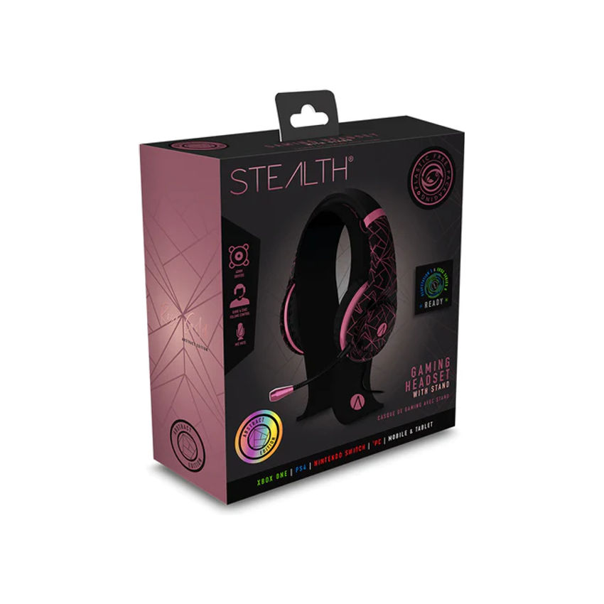 Stealth Abstract Pink Headset & Stand Bundle (Photo: 2)